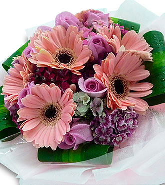 Mixed Cut Flowers Pink