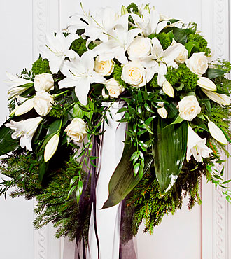 Wreath With Ribbon