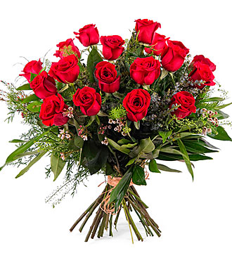 18 Long-stemmed Red Roses
