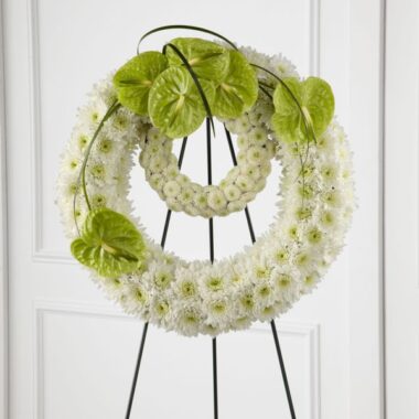 Angel Wings Casket Spray