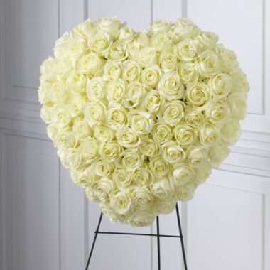 Elegant Remembrance Standing Heart