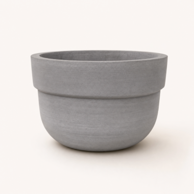 Maceta Bowl Mediana de concreto